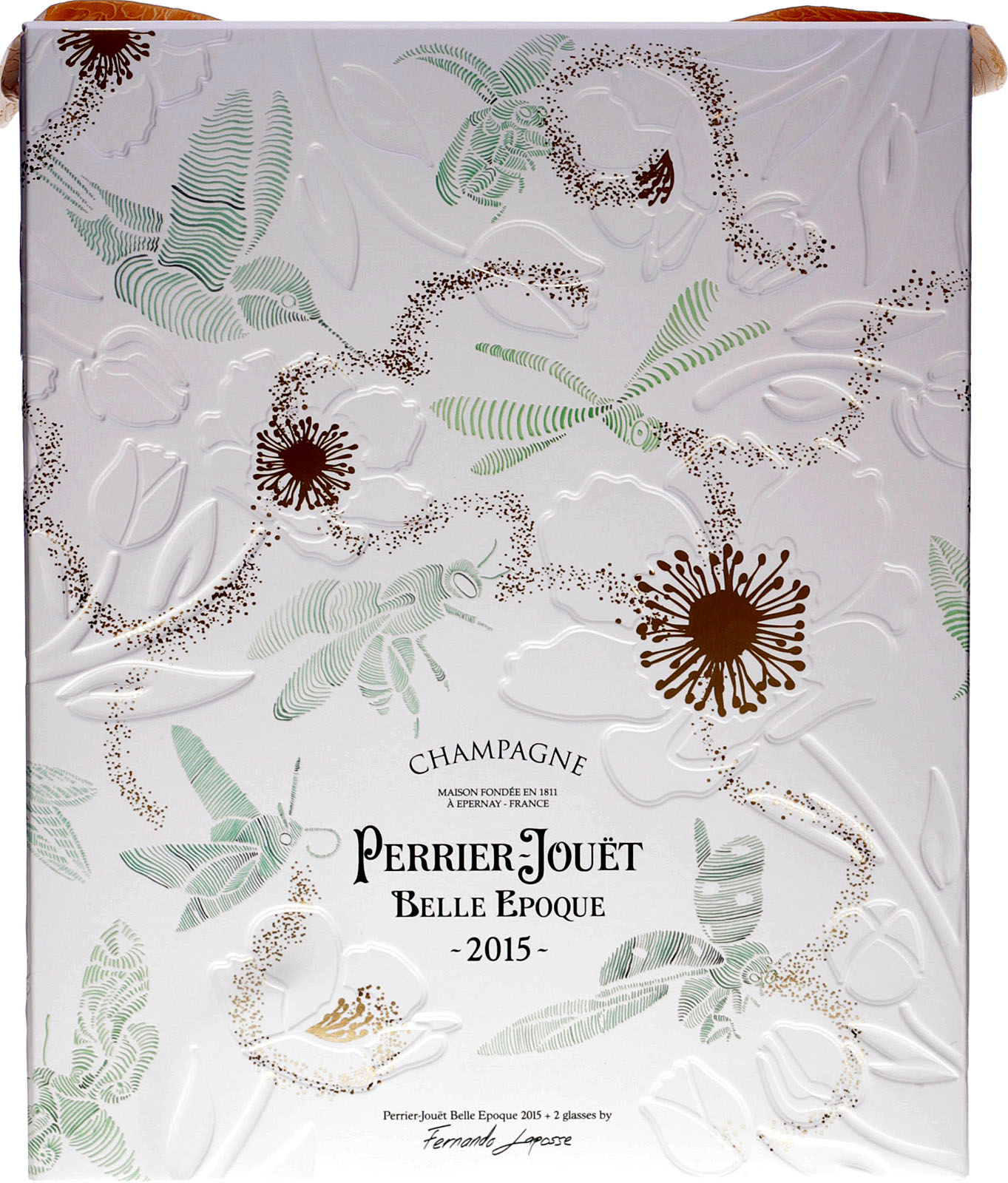 Perrier Jouet Belle Epoque 2015 Champagner Geschenkset mit 2 Gläsern